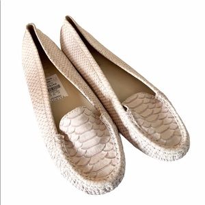 Talbots NWOB Patsi Leather Loafers Clay Flats